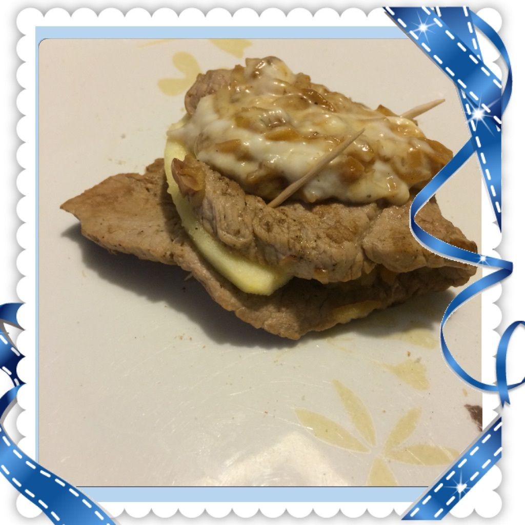 Escalope de veau aux pommes