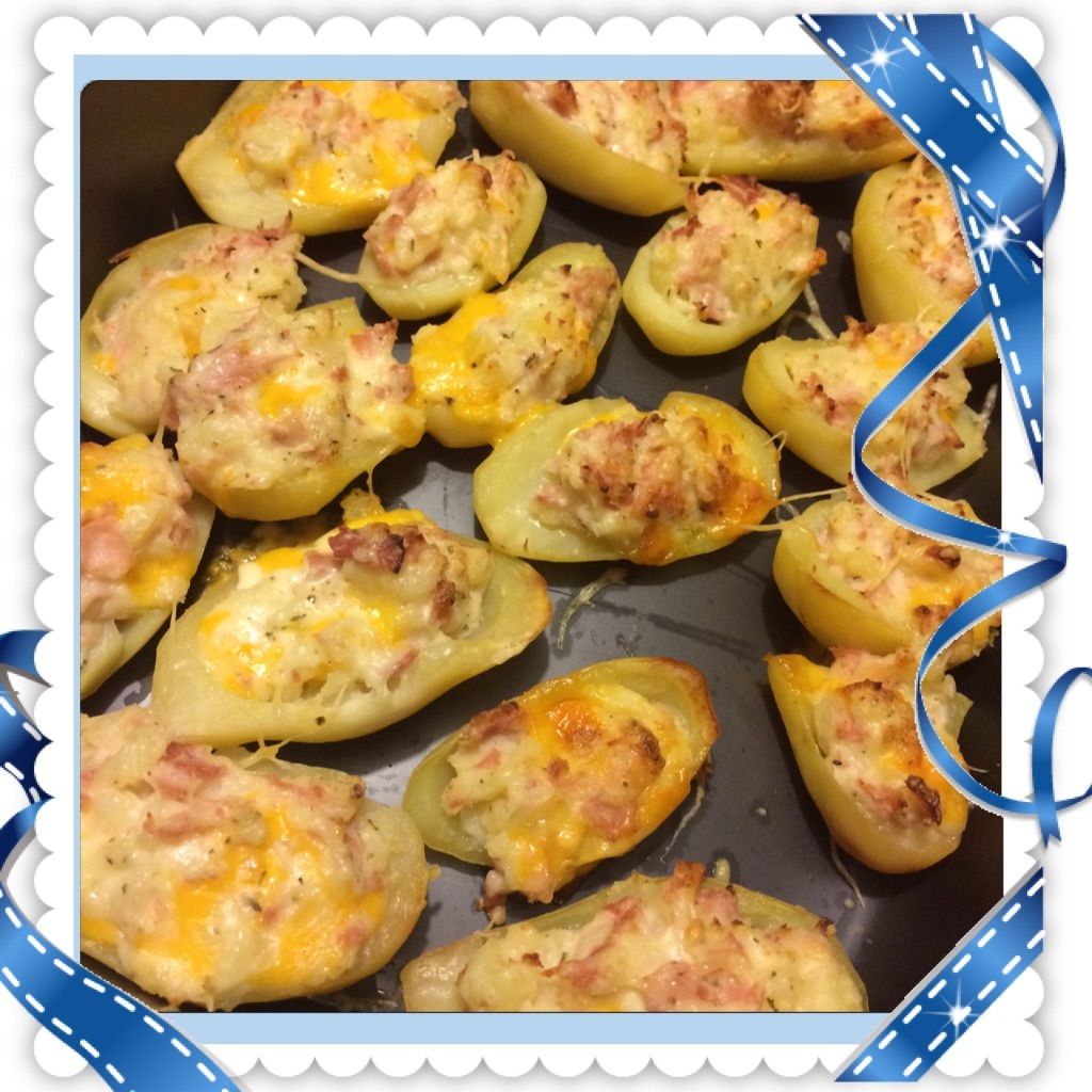 Pommes de terre farcie jambon cheddar