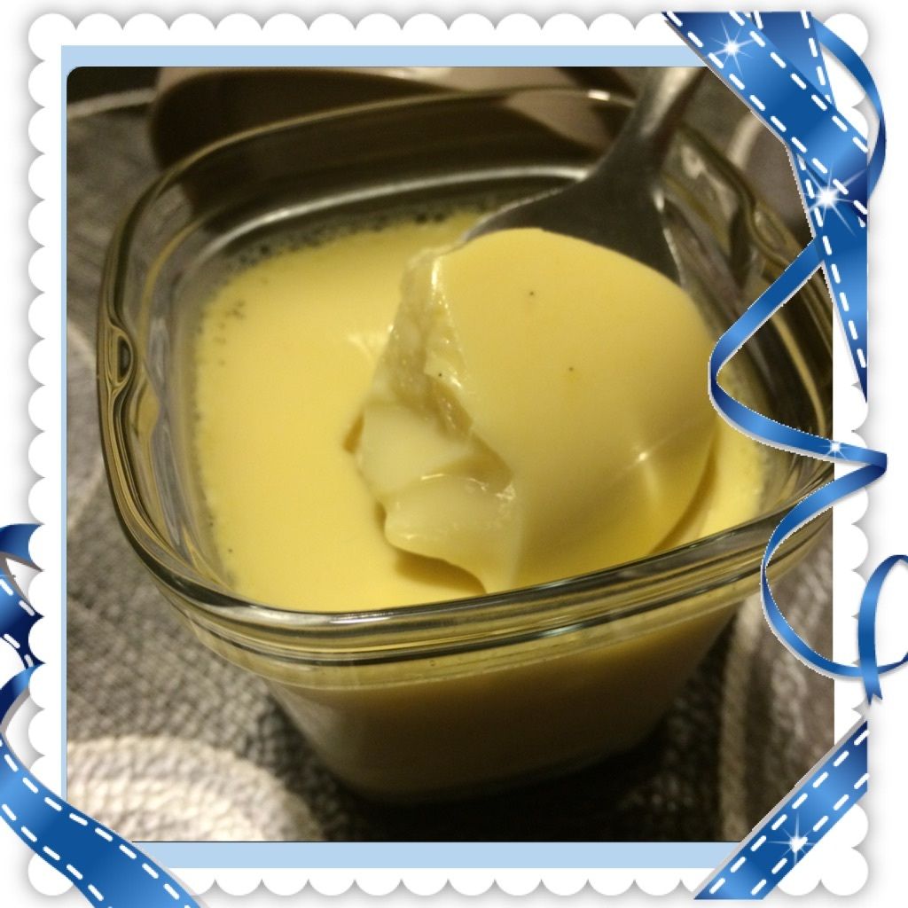 Crèmes vanille au sucre roux