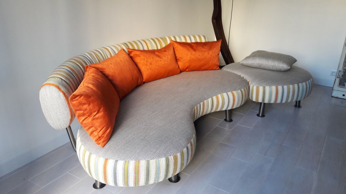 Décorateur d ameublement et decor normandie dreux evreux chartres ... Tissu idee banquette