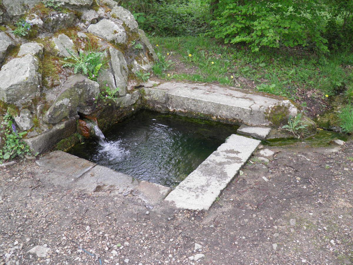 La source du bélier près de la chapelle Sainte-Anne de Champfrémont.