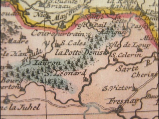 Anciennes cartes et anciens toponymes de notre région