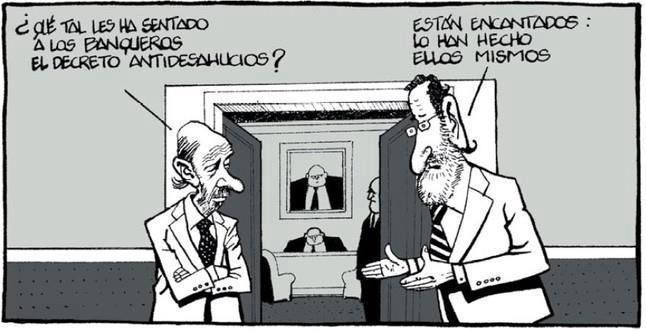 ESPAÑA: Como puede un tio que vive dentro de un armario - hablar sobre la realidad de un pais - ¿Nos ve por las rendijas? - En una cosa si tene razón - la corrupción no es generalizada - Cierto: es total - es absoluta - infecta todas las instituciones del estado - ¡¡Todas!! - Empezando por la Zarzuela continuando por la Moncloa y terminando por el Ayto de Alpedrete - 450.000 politicos con cargo a una media de tres de familia nos da un "ejercito" de mas de 1.350.000 personas dispuestos a llevarse hasta el papel del baño - de los 3.200.000 funcionatas hablare otro dia - La verdad es que tenemos ruina para Rato