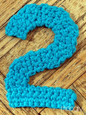 Les chiffres - crochet damour