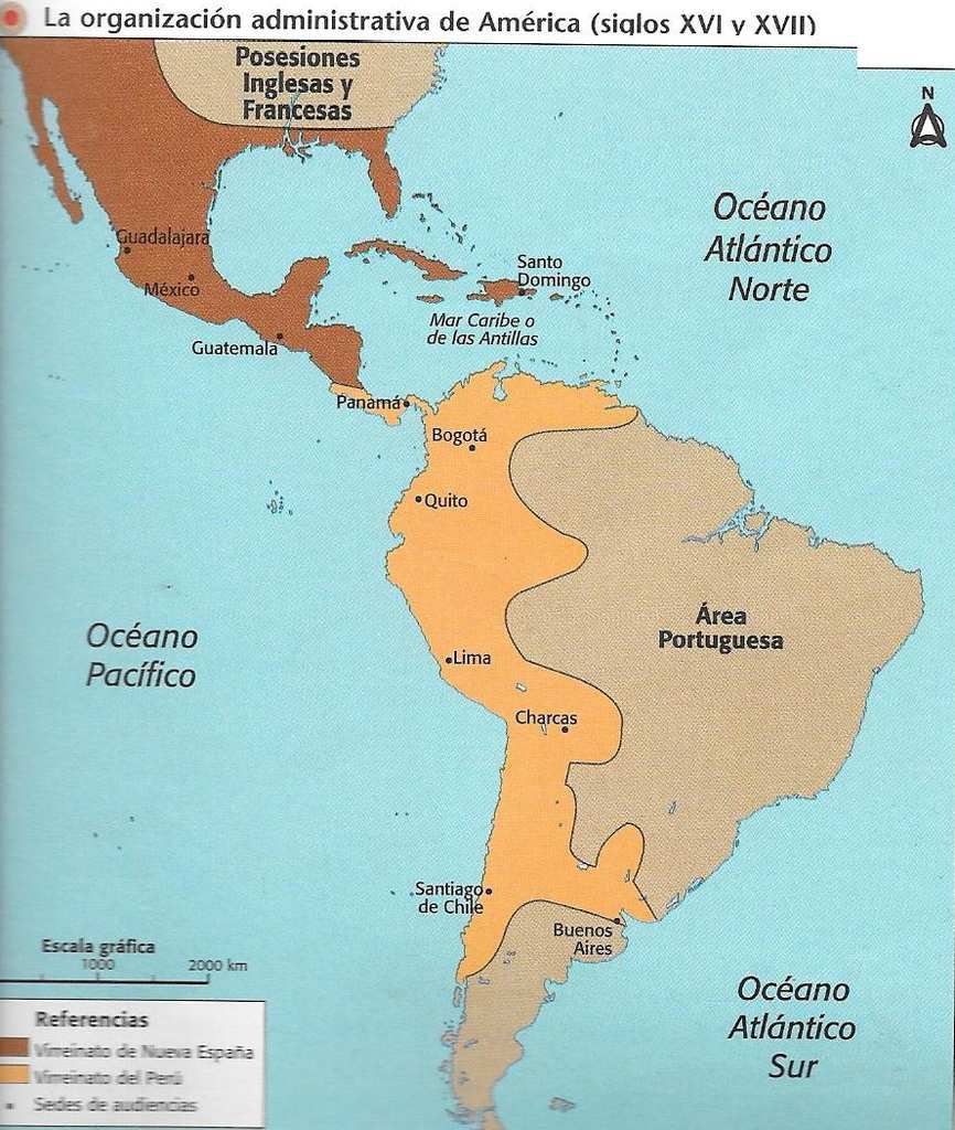 Geografía de América durante la colonia - El blog de lormaster