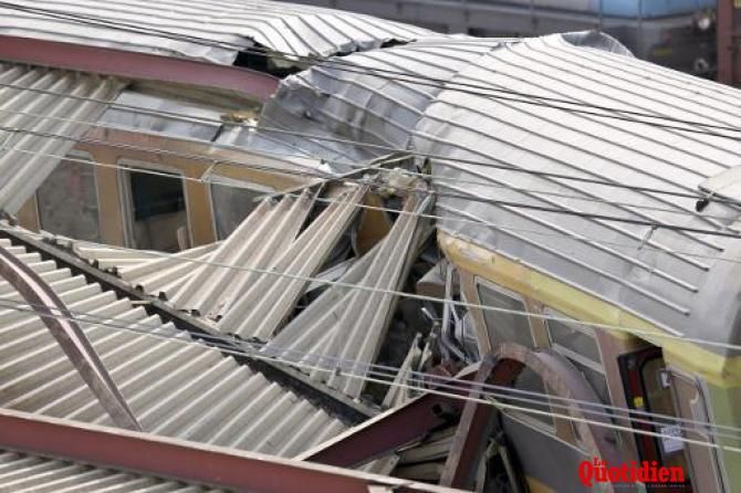 Accident de Brétigny-sur-Orge le 12 juillet 2013. © Reuters