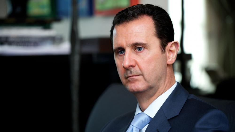 Le président syrien, Bachar Al-Assad, à Damas (Syrie), le 15 janvier 2015. (SANA / AFP)