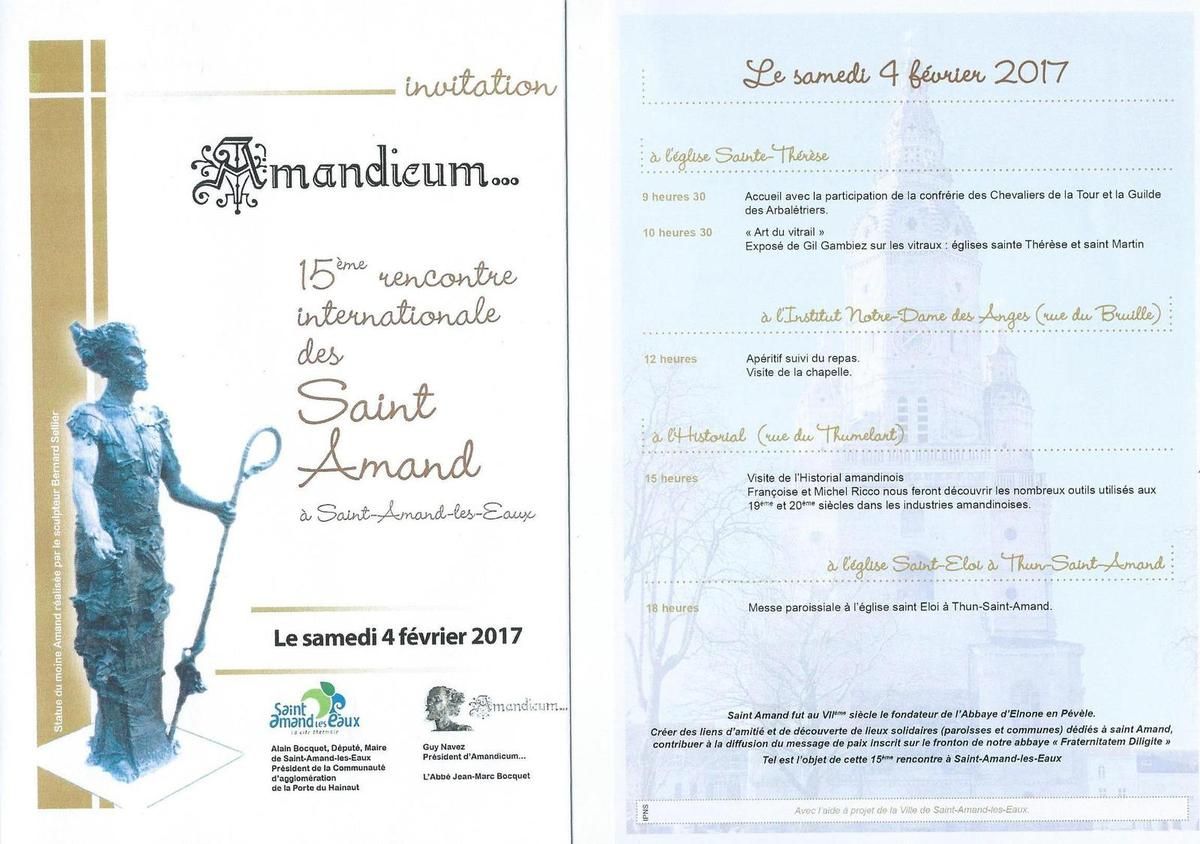 rencontres chorales saint amand les eaux