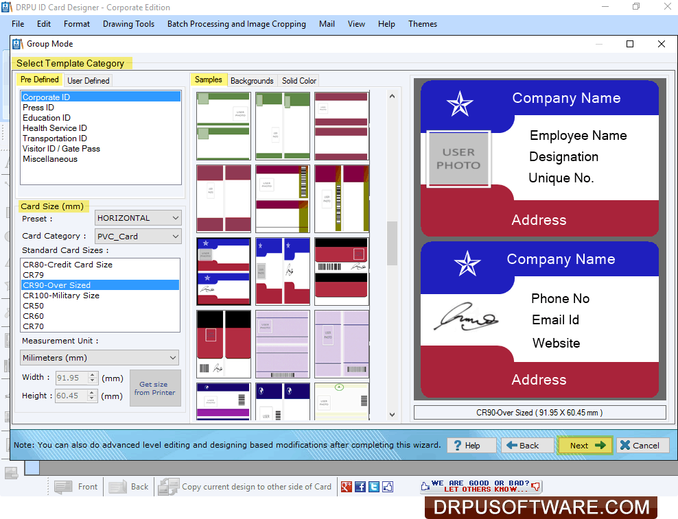 id cards maker corporate edition how to generate barcode id cards