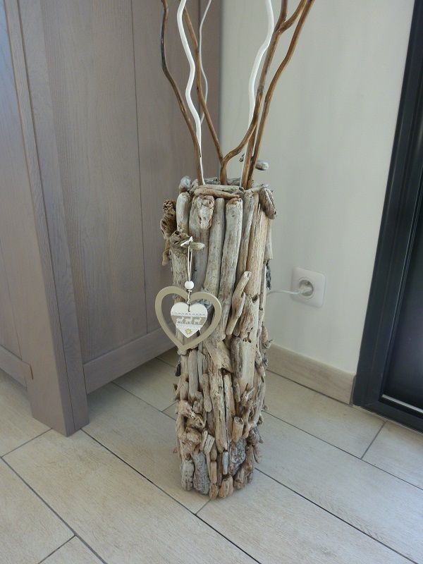 grand vase en bois flotté - Le blog de runcarton