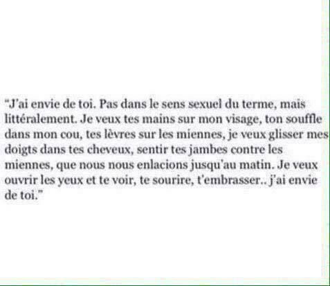 envie de te rencontrer