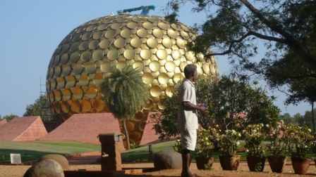 A rare view of Roger Anger's extraordinary Auroville
