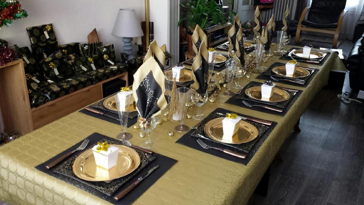 Decorations De Table Pour Reveillon Du Nouvel An Decorations De Table Pour Reveillon Du Nouvel An
