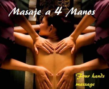 four hand massage in Madrid