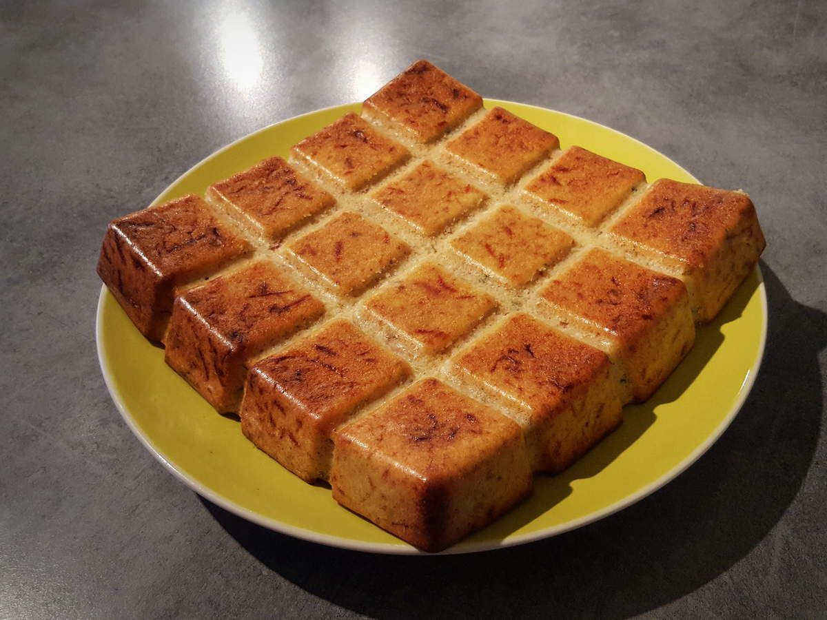 Gâteau de pain rassis jambon/fromage