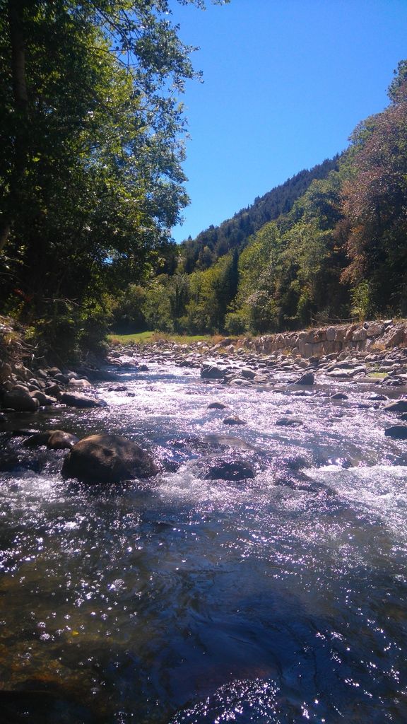 Eu Río Garona Vielha- Agosto de 2016.
