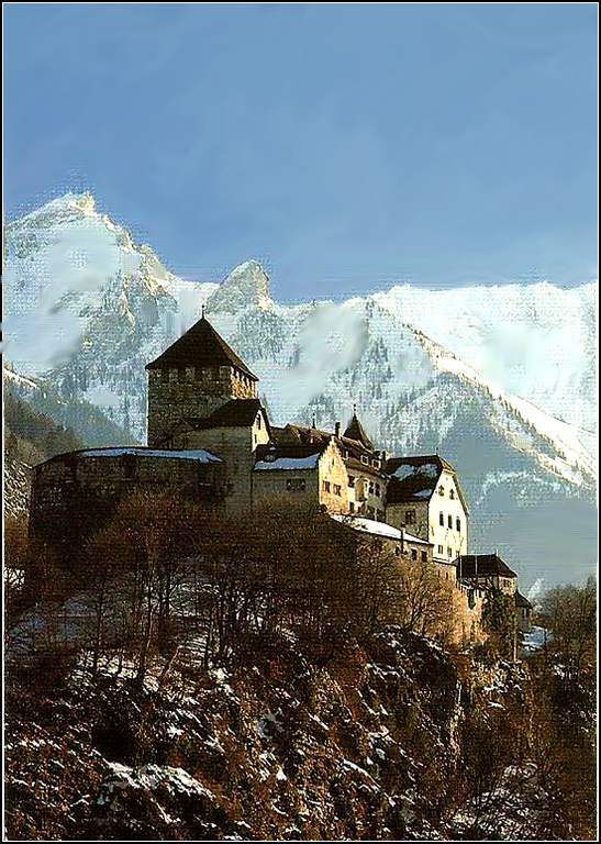 Principauté du Liechtenstein - chateau de Vaduz