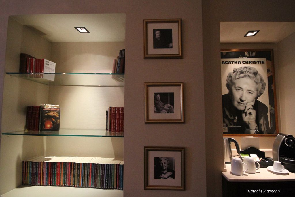 Dans la chambre occupée par Agatha Christie au Pera Palace d'Istanbul