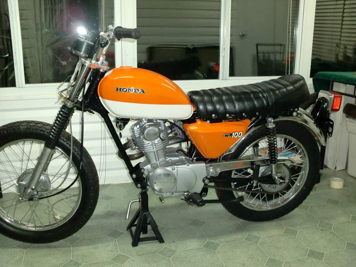 1971 Honda CL100 - vintagemotorcyclerestoration.over-blog.com