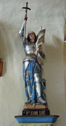 statue de Jeanne d'Arc à Murat sur Vèbre (Tarn)
