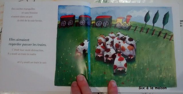 A quoi rêvent les vaches? un petit album de Anne Isabelle Le Touzé paru chez Didier Jeunesse 