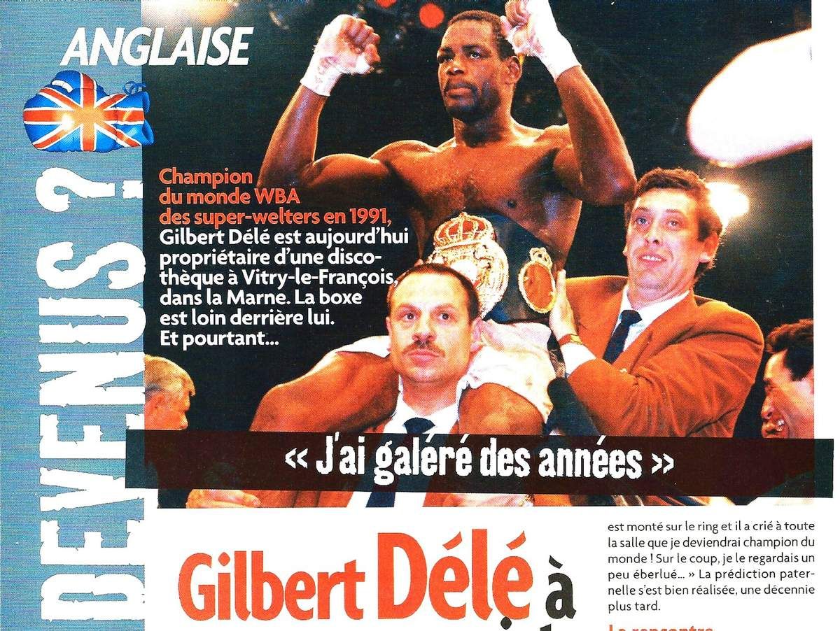 Gilbert Délé à nouveau en piste