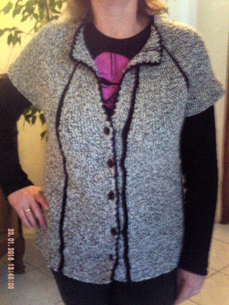 GILET FEMME FAIT MAIN AU TRICOT... - Le blog de ma-ger-de