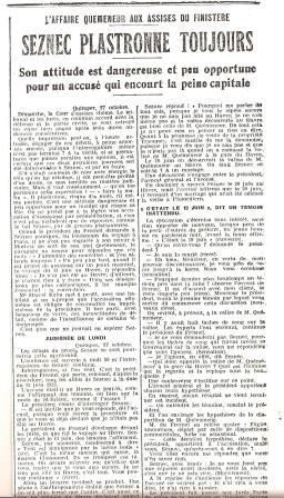 Liberté du Sud-Ouest du 28 octobre 1924 in blog Me Denis Langlois