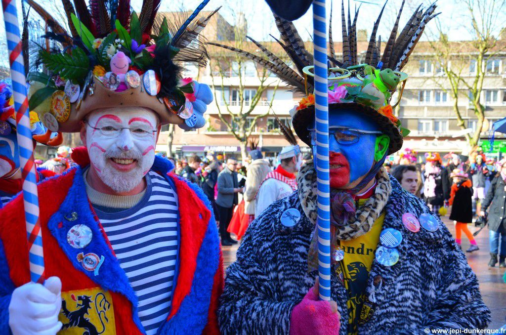 Portraits de Carnavaleux-Carnaval de Dunkerque 2016 .