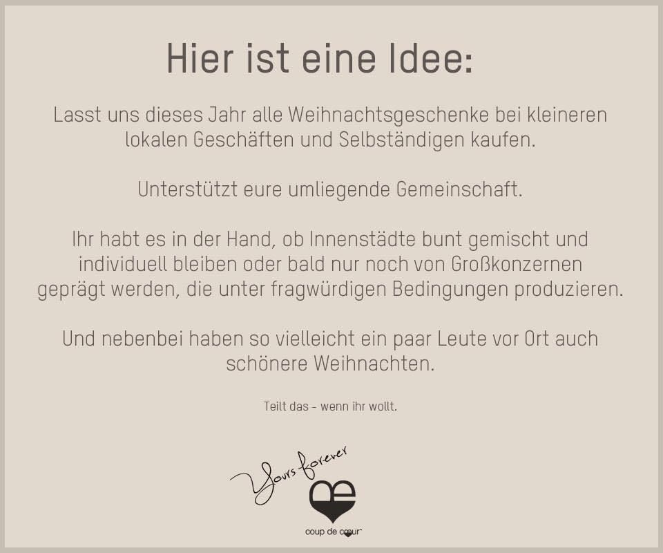 Weihnachts-Einkäufe: Lokal einkaufen ist besser