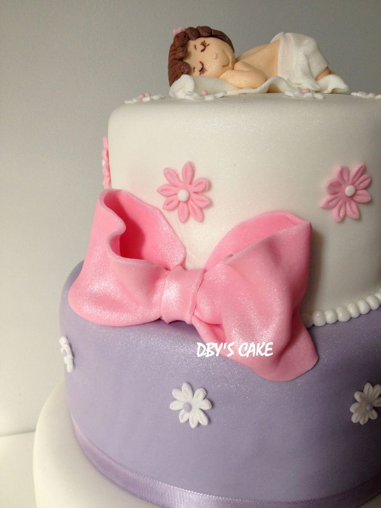 Gâteau Baptême Fille