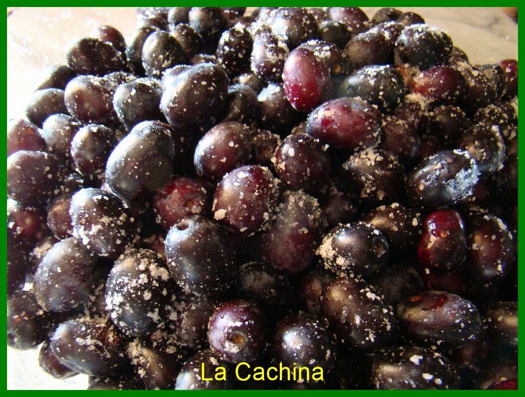 Les olives noires fachouire (au sel tout simplement) - La Cachina