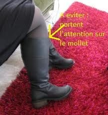 chaussures gros mollets