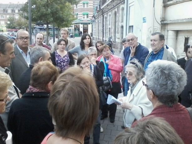 Une cinquantaine de personnes étaient présentes...