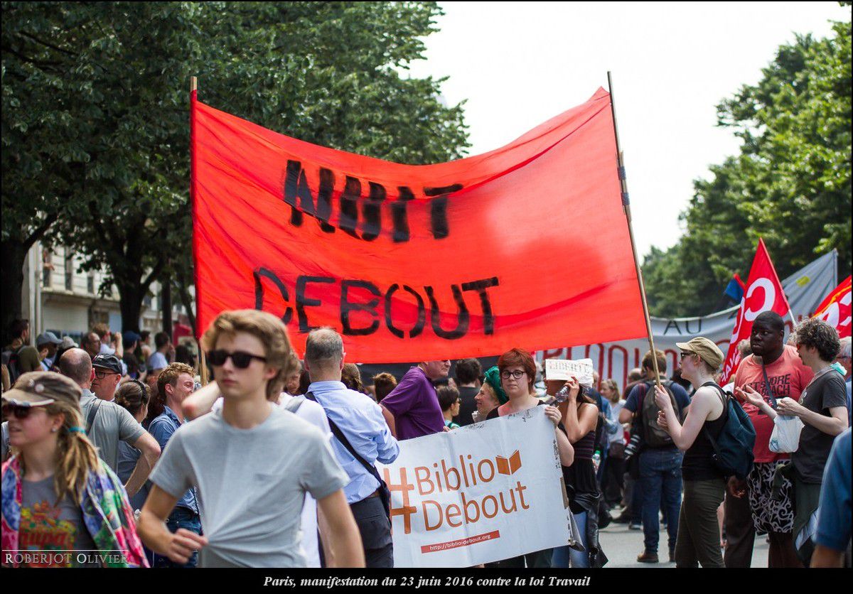 Paris, manifestation du 23 juin 2016 contre la loi Travail