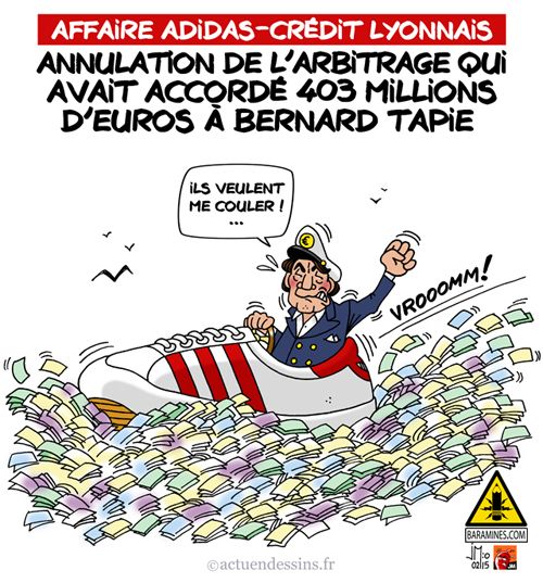 Affaire Tapie : annulation de l'arbitrage des 403 millions d'euros