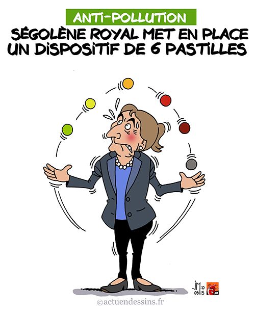 Pollution : le dispositif de 6 pastilles de Ségolène Royal