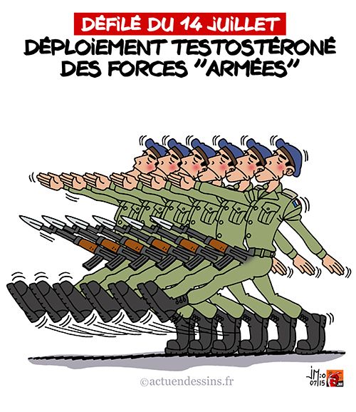 Le défilé du 14 juillet