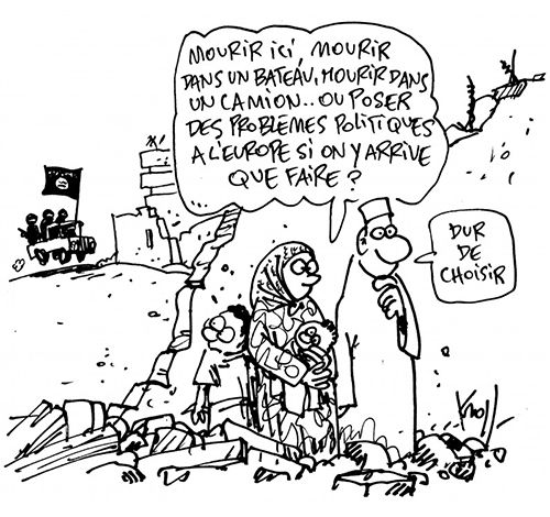 Le choix des migrants en Europe…