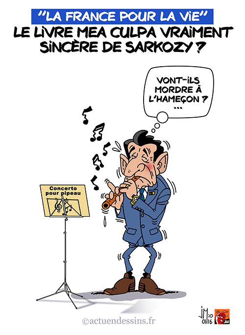 «La France pour la vie» un réel livre mea culpa de sarkozy ?