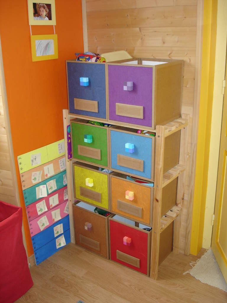 Casiers carton jouets - Meubles en carton