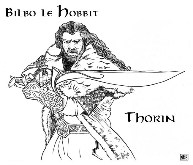 Coloriage Bilbo Le Hobbit