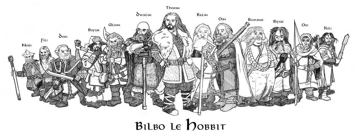 Coloriage Bilbo Le Hobbit
