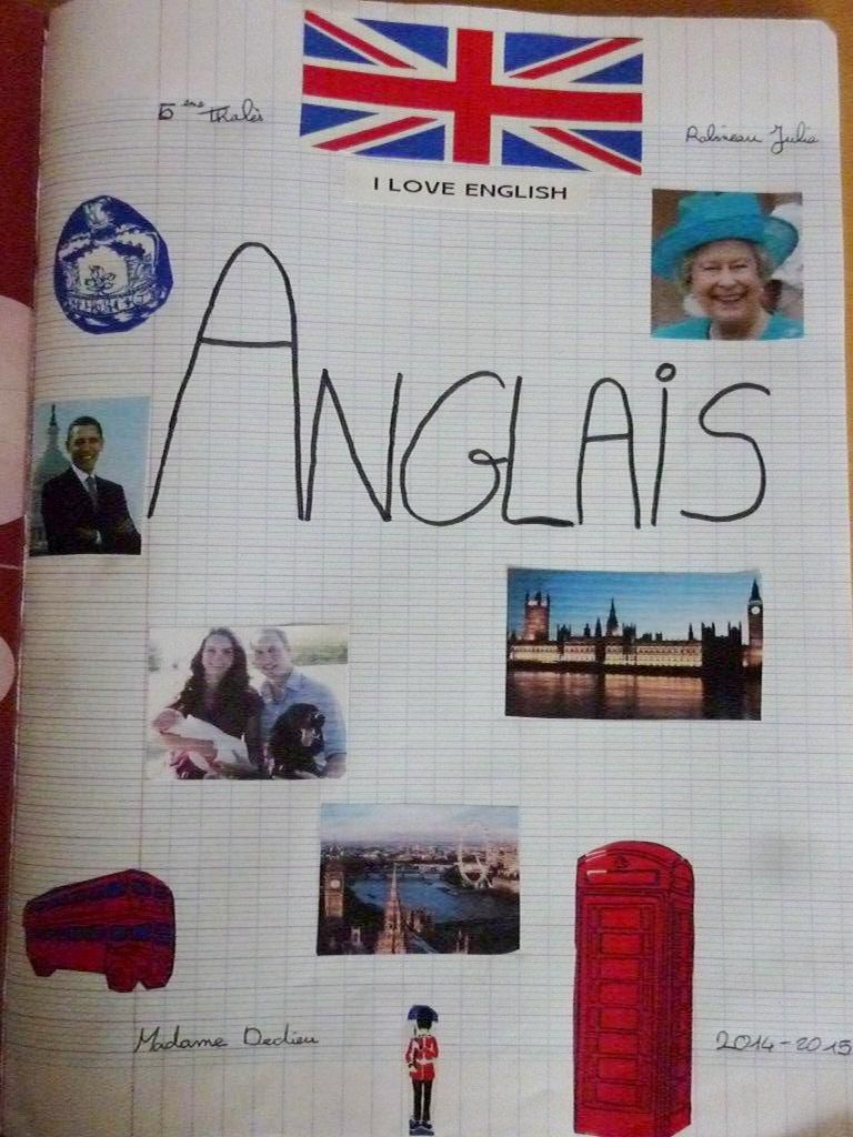 Première Page Du Cahier D anglais Premières pages du cahier d'anglais - Hello Lardy
