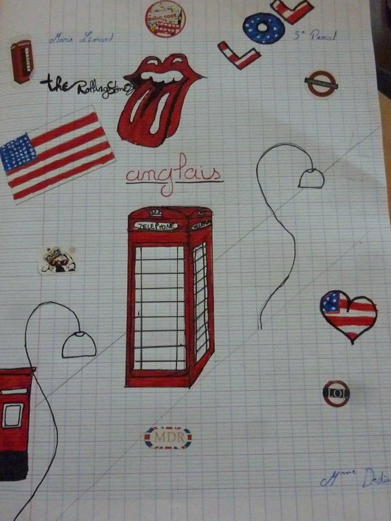 Page De Garde Cahier D Anglais Copybook Premières pages du cahier d'anglais - Hello Lardy