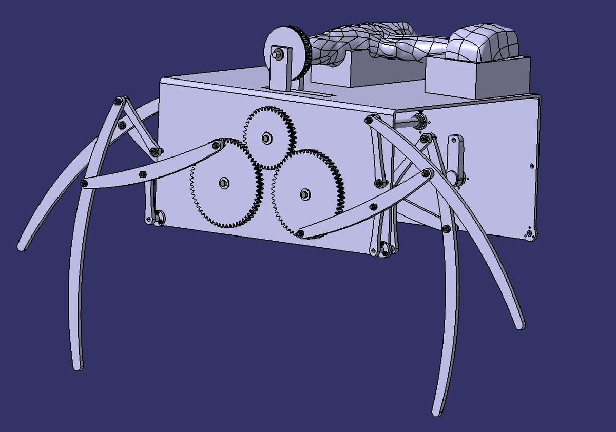 Version 3 du Robot - Robot Marcheur GMP Brest