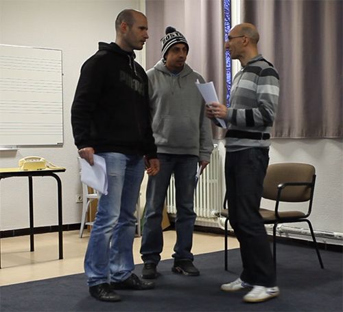 Laurent De Gendt - Sylvain Pellegrini - Fabrice Philibert en répétition pour le chapitre 4