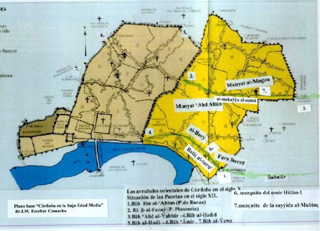 Plano Córdoba musulmana