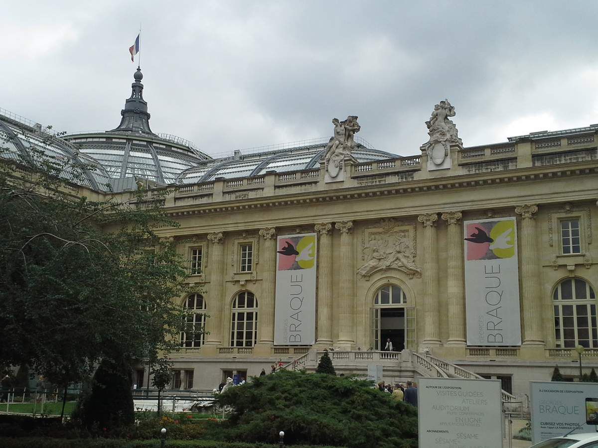 Le Grand Palais au couleurs de Georges BRAQUE fin 2013 !