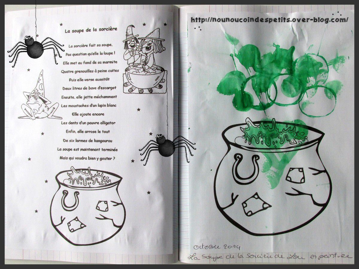 Poésie La Soupe De La Sorcière Pdf La soupe de la sorcière " ( histoire illustré + activité peinture